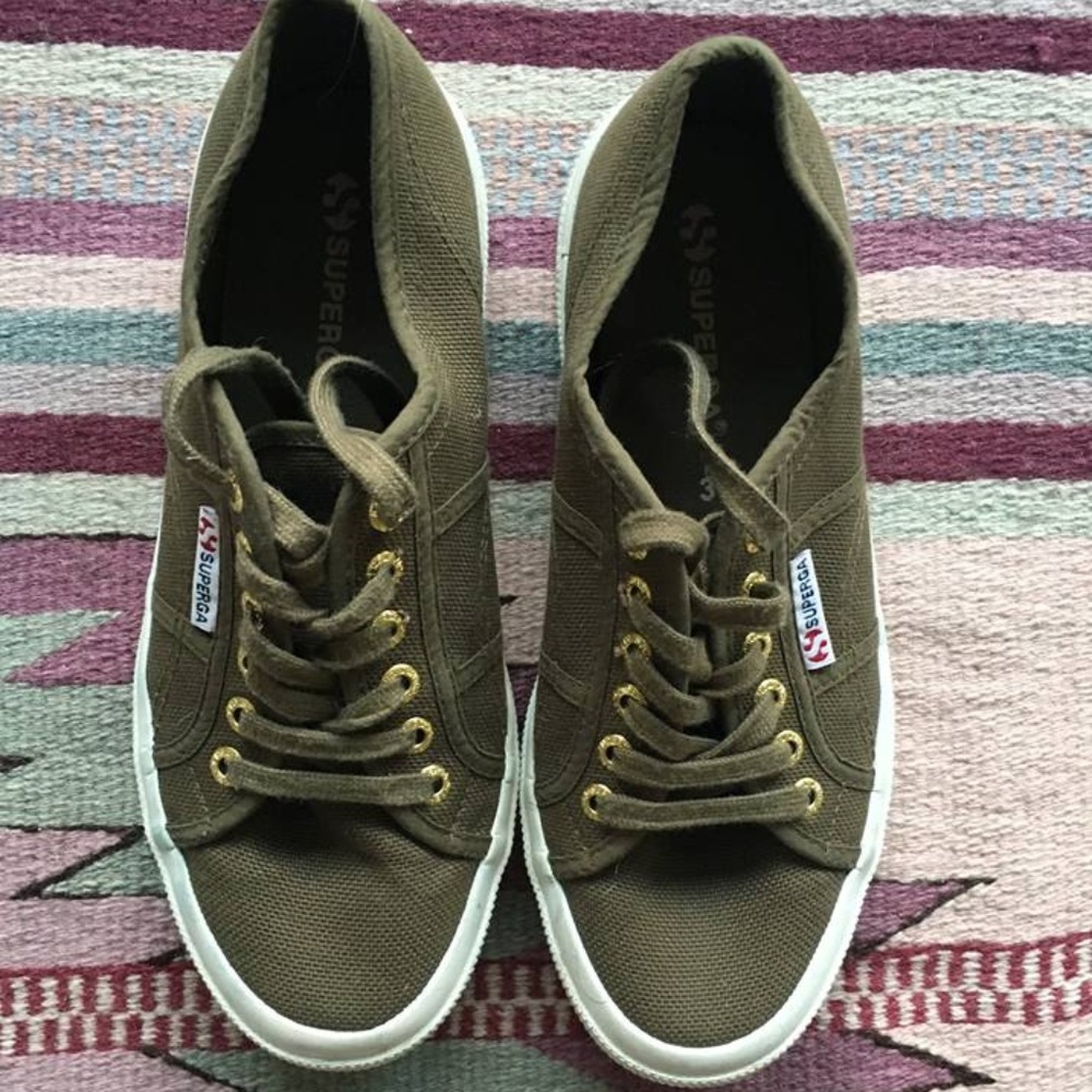 Superga Khaki Green Sneaker